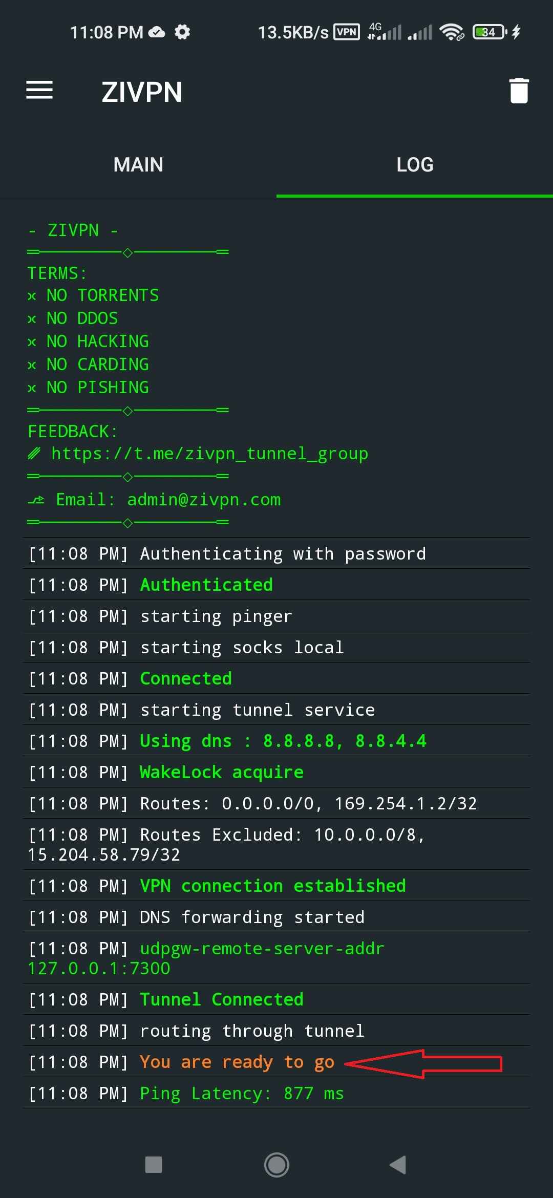 SSH Direct Setup Step 2